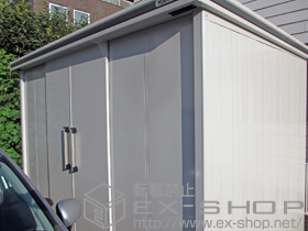 の物置・屋外倉庫 エルモ 一般型(LMC-3622HGL　CB ) 施工例