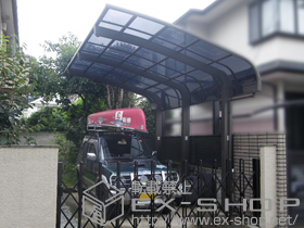 のカーゲート トリップゲート RA型 ノンレール 片開き　35S 施工例