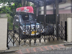 のカーポート テールポートシグマIII 1500 積雪〜50cm対応+着脱式サポート　ロング柱28用 施工例