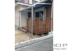 のテラス屋根 ヴェクターテラス R型 テラスタイプ 単体 積雪〜20cm対応 施工例