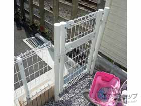 の門扉 ハイグリッド門扉N1型 片開き　柱使用 施工例