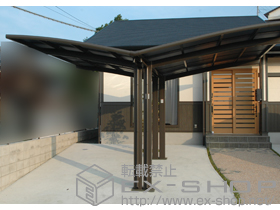 のカーポート カーブポートシグマIII 積雪〜20cm対応 施工例