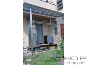 のテラス屋根 ヴェクターテラス F型 テラスタイプ 単体 積雪〜20cm対応 施工例