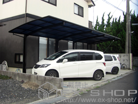 のカーポート プレシオスポート 縦連棟 積雪〜20cm対応 施工例