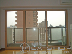 の二重窓（内窓） インプラス(ダストバリア)引き違い窓3枚建て内内外 施工例