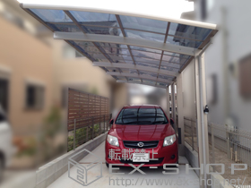 のカーポート プレシオスポート 縦連棟 積雪〜20cm対応 施工例