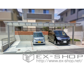 のカーポート エフルージュ トリプル マテリアルカラー  積雪〜20cm対応 施工例