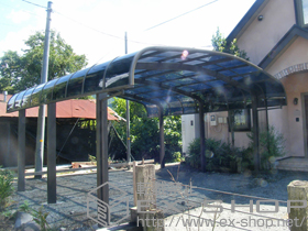 のカーポート テールポートシグマIII 1500 ワイド 積雪〜50cm対応 施工例