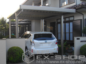 のカーポート テリオスポートIII 900 角柱4本仕様 積雪〜30cm対応 施工例