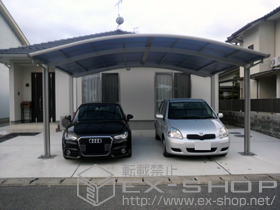 のカーポート プレシオスポート ワイド 積雪〜20cm対応 施工例