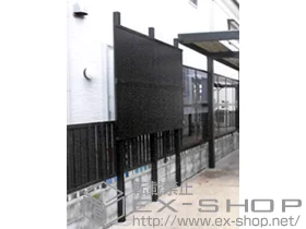 LIXIL リクシル(TOEX)のフェンス プレスタフェンス 6型 たて目隠し 多段柱 施工例