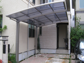 のカーポート カーブポートシグマIII 積雪〜20cm対応 施工例