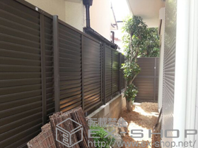 のフェンス・柵 プレスタフェンス8型 フリーポールタイプ 施工例