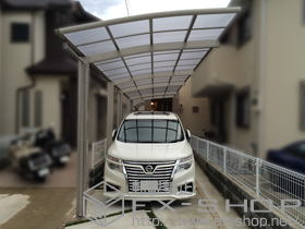 のカーポート レイナポートグラン たて連棟用セット　積雪〜20cm対応　 施工例