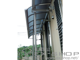 のテラス屋根 ライザーテラスII R型 テラスタイプ 連棟 積雪〜20cm対応 施工例