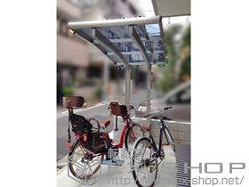 のサイクルポート・駐輪場 プレシオスポート ミニ 積雪〜20cm対応 施工例