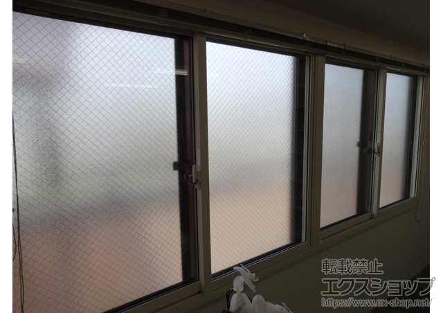 の二重窓（内窓） インプラス(ダストバリア)引き違い窓2枚建て+インプラス(ダストバリア)引き違い窓2枚建て ※連窓仕様 施工例