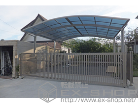 のカーゲート 【特注】ワイドオーバードアS4型 電動式 施工例