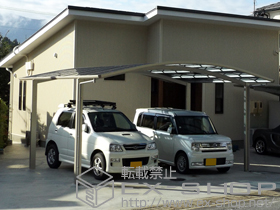 のカーポート レイナツインポートグラン　積雪〜20cm対応 施工例