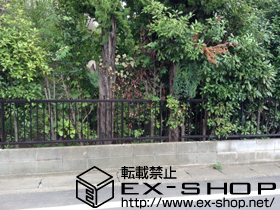 のフェンス・柵 ハイサモア フリーポールタイプ 施工例