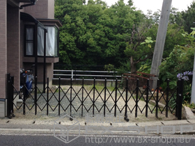 のカーゲート レイオス5型 ノンレール 片開き 47S 施工例