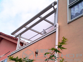 のバルコニー・ベランダ屋根 ヴェクターテラス F型 屋根タイプ 単体 積雪〜20cm対応 施工例