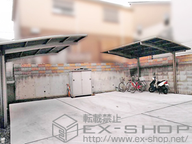 のカーポート カーブポートシグマIII 積雪〜20cm対応 施工例