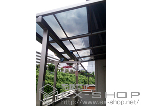 のバルコニー・ベランダ屋根 ライザーテラスII F型 屋根タイプ 単体 積雪〜20cm対応 施工例