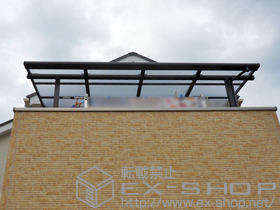 のバルコニー・ベランダ屋根 ライザーテラスII F型 屋根タイプ 単体 積雪〜20cm対応 施工例