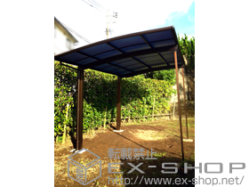 のカーポート プレシオスポート 積雪〜20cm対応+ 着脱式補助柱 2本入×1 施工例