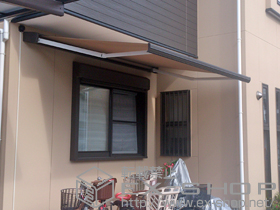 のオーニング・日よけ 彩風C型 電動リモコン式 施工例