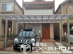 のカーポート エフルージュ ツイン 積雪〜20cm対応 施工例