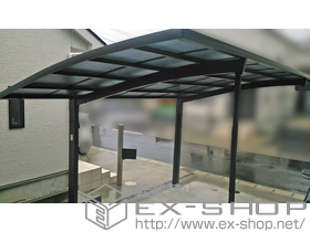 のカーポート カーブポートシグマIII 積雪〜20cm対応+着脱式サポート（1本入り） 施工例