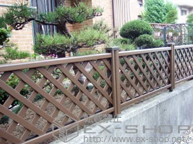 LIXIL ���N�V��(TOEX)�̃t�F���X �X�e�C�E�b�h�t�F���XM1�^ �Ԏd�؂�^�C�v �{�H��