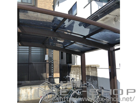 のサイクルポート・駐輪場 プレシオスポート ミニ 積雪〜20cm対応 施工例