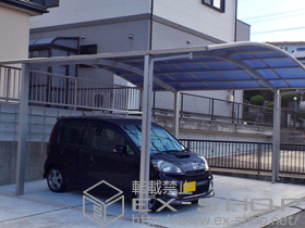 のカーポート プレシオスポート ワイド 積雪〜20cm対応 施工例
