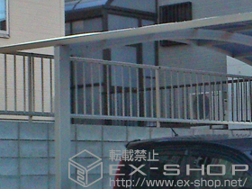 のフェンス・柵 レスティナフェンス21型　自由柱 施工例