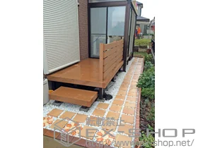 YKKAP�̃E�b�h�f�b�L ���E�b�h�f�b�L 200�{�Ɨ������E�b�h�X�e�b�v2�^�{���E�b�h�f�b�L�t�F���X3�^�����X���b�g�� �{�H��