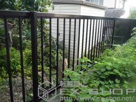 のフェンス・柵 ハイサモア フリーポールタイプ 施工例