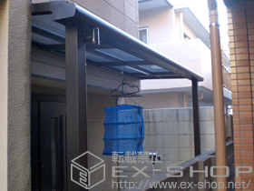 のテラス屋根 ライザーテラスII F型 テラスタイプ 単体 積雪〜20cm対応 施工例