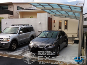 のカーポート レイナポートグラン 延長　積雪〜20cm対応 施工例