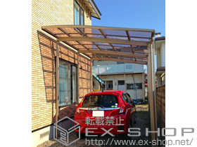 のカーポート ルーフポートシグマIII 1500 落雪後枠 積雪〜50cm対応 施工例