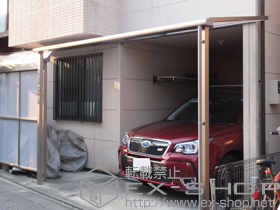 のテラス屋根 ライザーテラスII F型 テラスタイプ 単体 積雪〜20cm対応 施工例