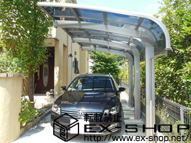 のカーポート テールポートシグマIII 1500 積雪〜50cm対応+着脱式サポート（1本入り） 施工例