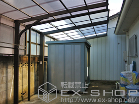 のカーポート レークポートシグマIII 積雪〜20cm対応＋サイドパネル（2段） 施工例