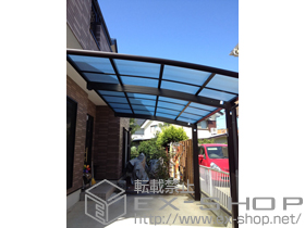 のカーポート レイナポートグラン　積雪〜20cm対応+着脱式サポート（2本入り） 施工例