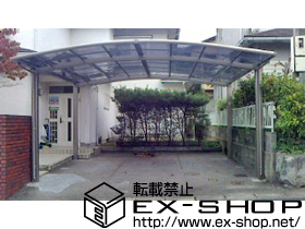 のカーポート カーブポートシグマIII ワイド 積雪〜20cm対応 施工例