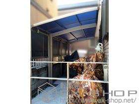 のカーポート プレシオスポート 積雪〜20cm対応＋サイドパネル 施工例