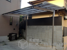 のフェンス・柵 プレスタフェンス8型 フリーポールタイプ 施工例