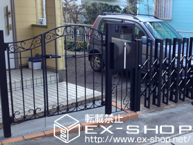 の機能門柱・ポスト ファンクションユニット ヴェールファンクションワイドタイプ 門柱仕様 施工例